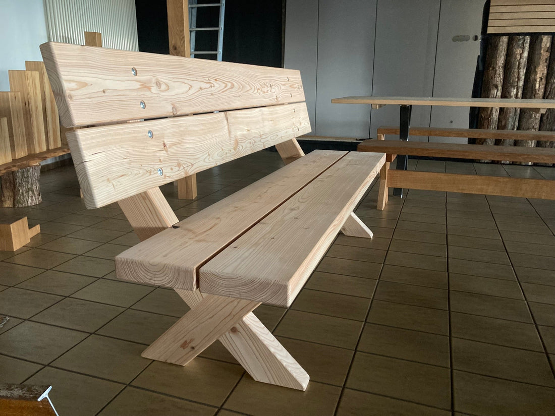 Gartenbank aus Lärche
