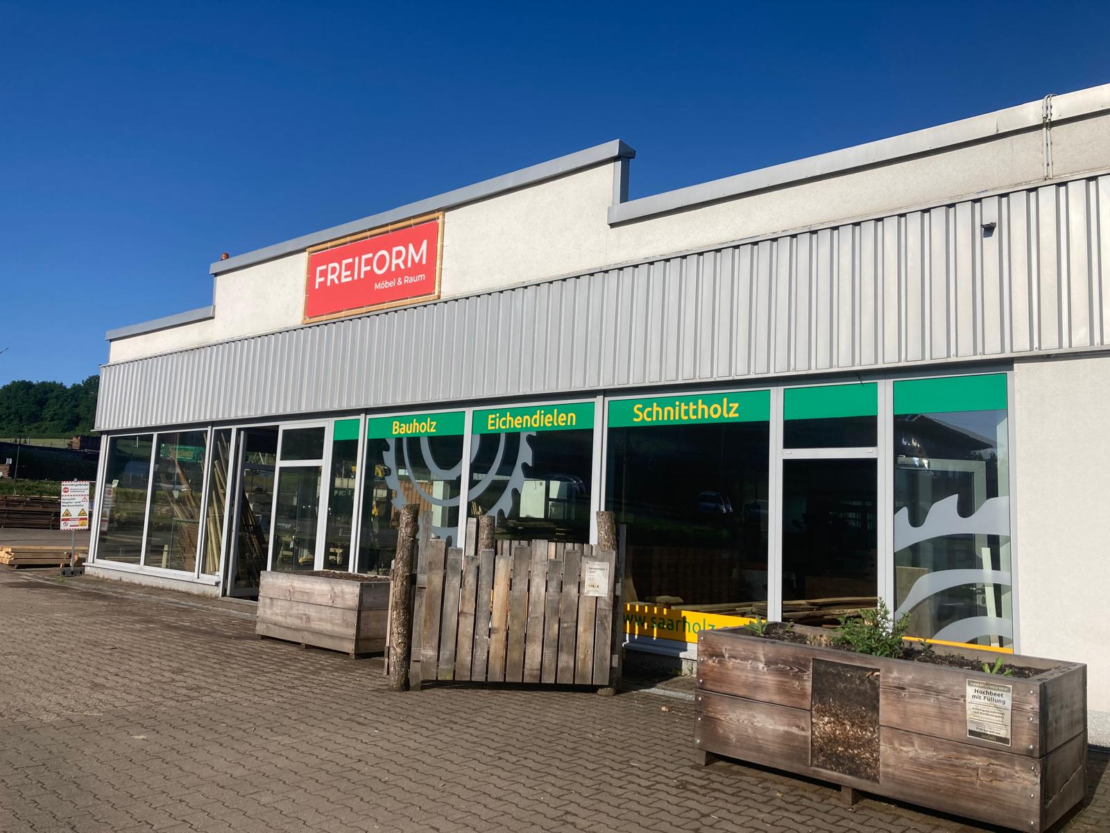 FREIFORM Schreinerei Möbel + Raum seit April an neuen Standort in Wolfersweiler