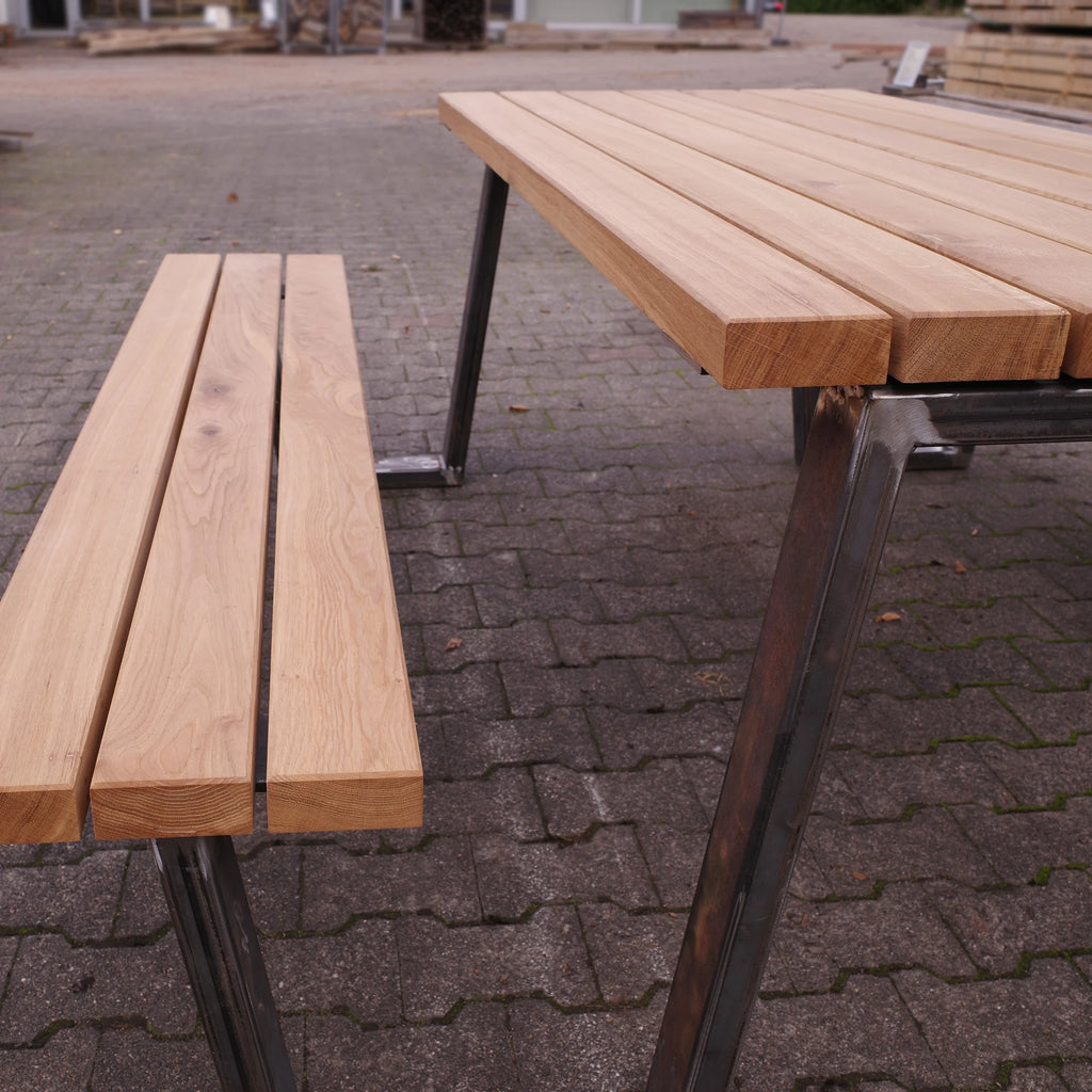 Gartentisch Set "Mosel" Gruppensitzbank für den Garten