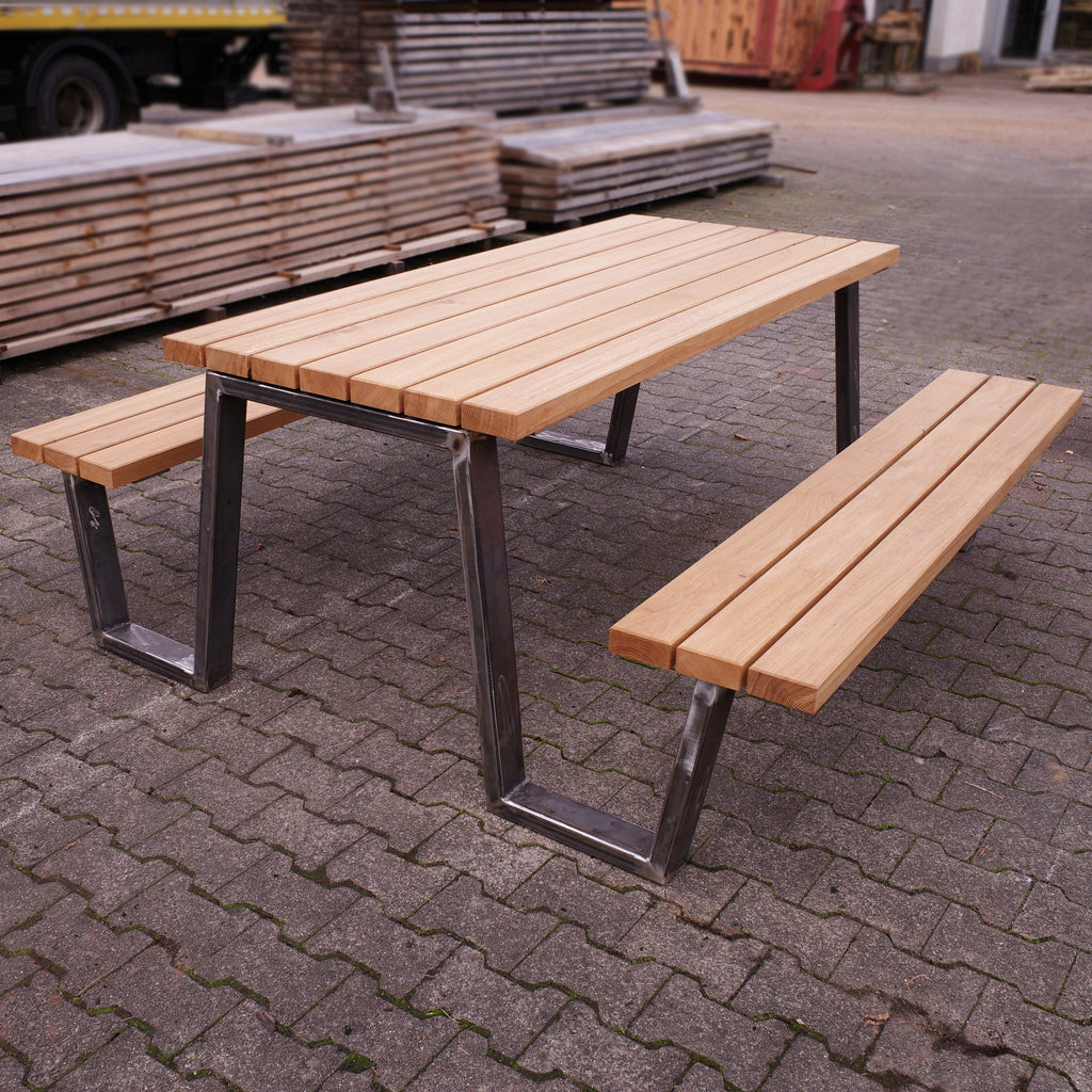 Gartentisch Set "Mosel" Gruppensitzbank für den Garten