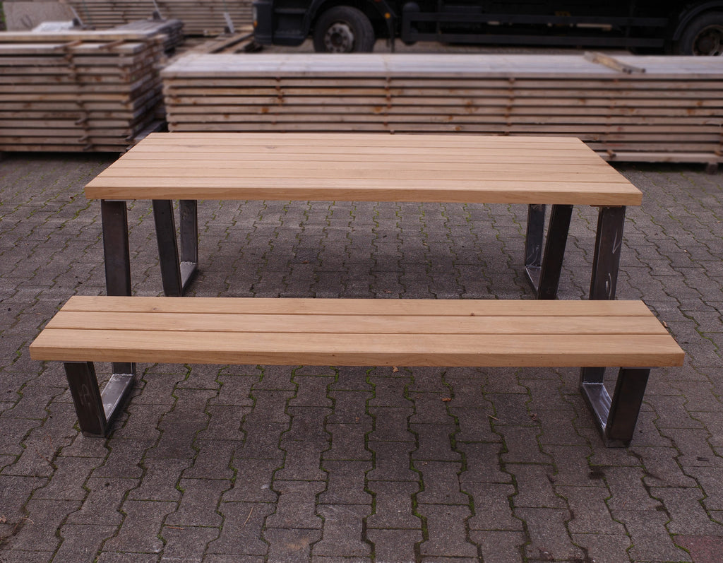 Gartentisch Set "Mosel" Gruppensitzbank für den Garten