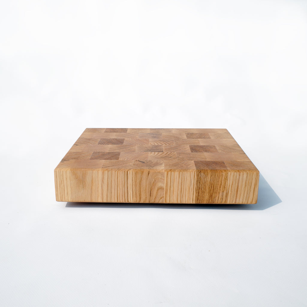 Schneidebrett Hirnholz Roteiche klein
