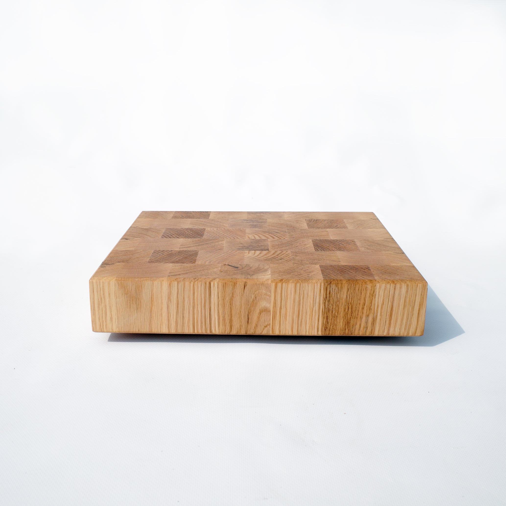 Schneidebrett Hirnholz Roteiche klein