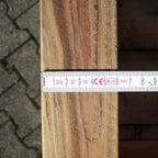 Hochbeet aus Holz Lärche geflammt groß stabil 200x85x85 cm (LxBxH)