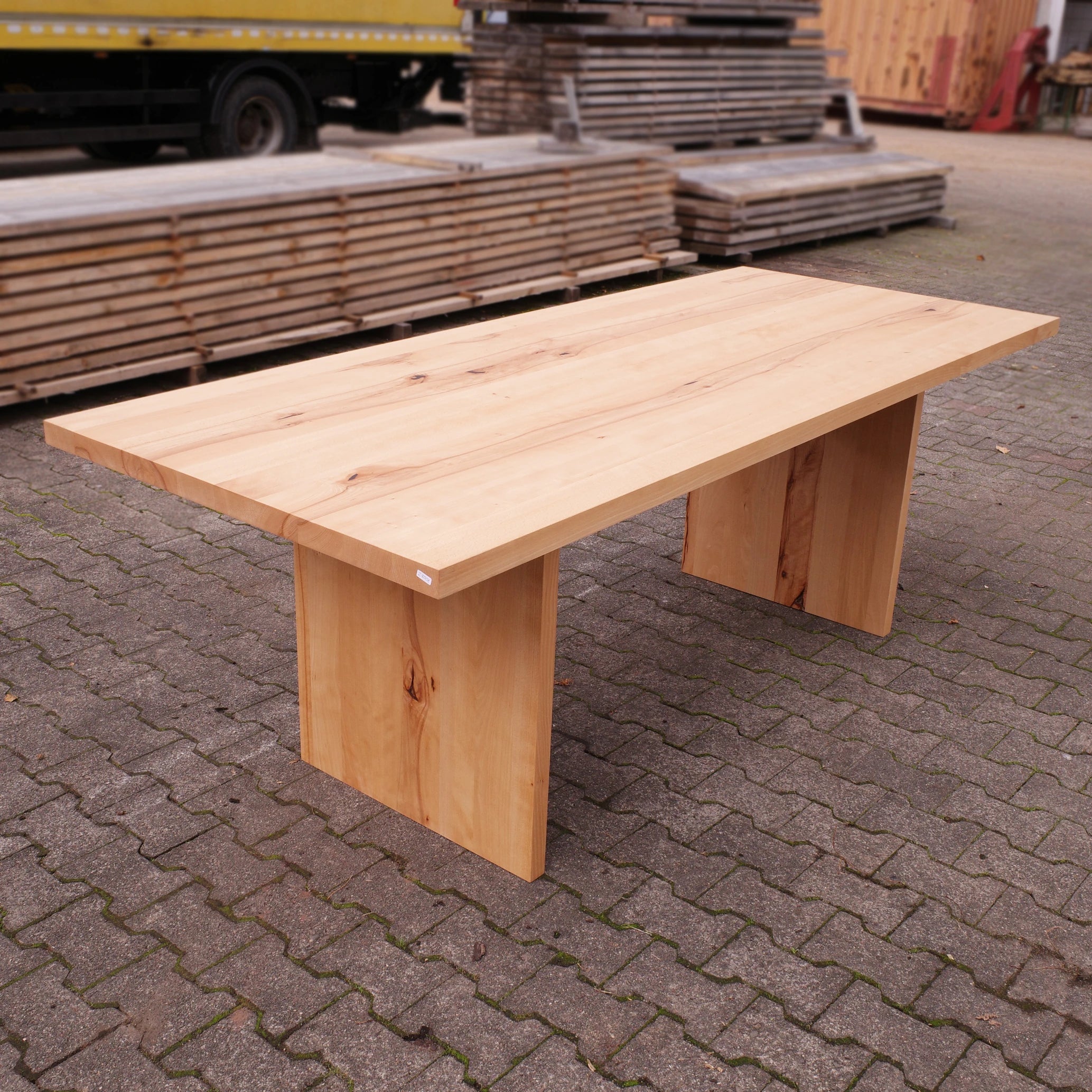 Esstisch "St. Wendel" Buche massiv Kernbuche